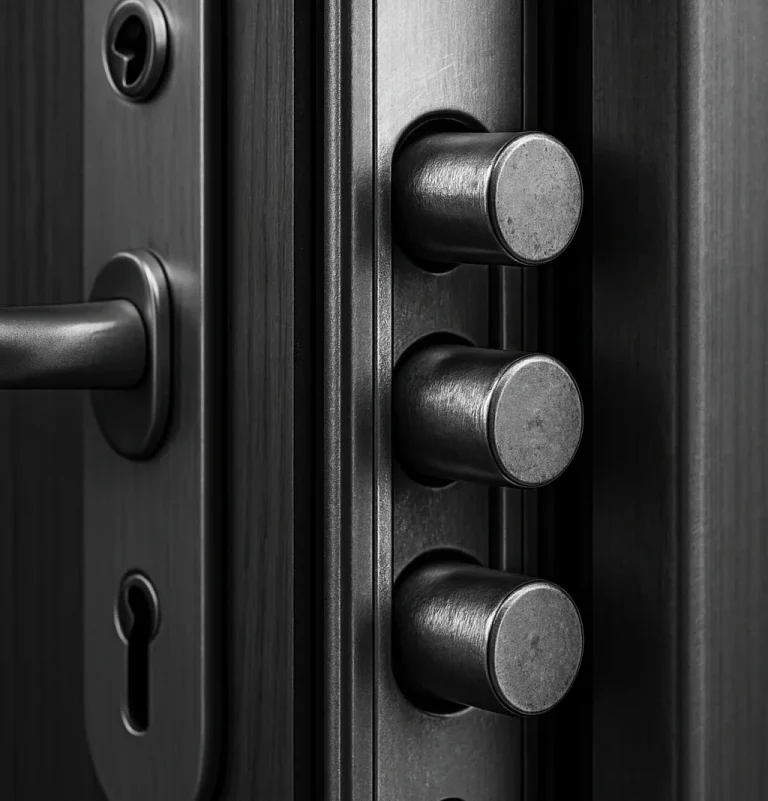 Installation de porte blindée Fermeture de porte par porte blindée